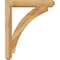 Ekena Millwork Thorton Craftsman Rough Sawn Bracket w/ Offset Brace, Western Red Cedar, 6"W x 30"D x 36"H BKT0604X30X36THR04RWR - alternate 2